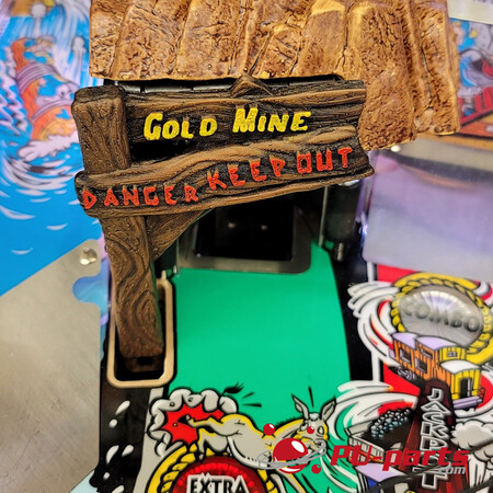 Cactus Canyon Remake Pinball Gold Mine Sign