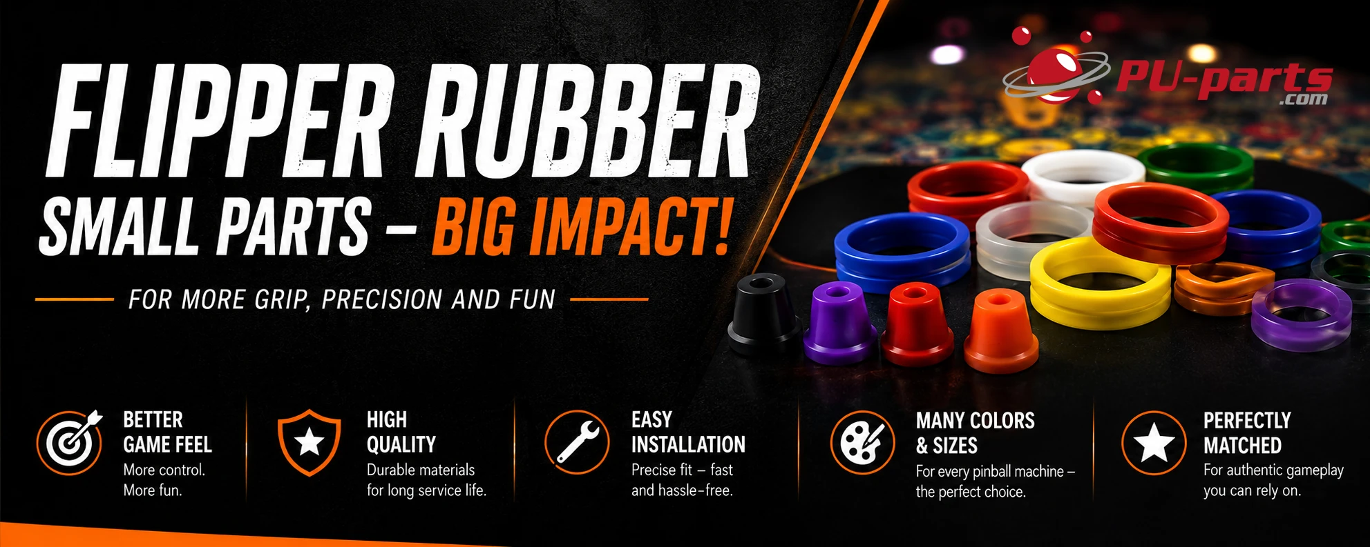 Flipper Rubbers