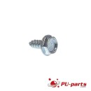 #6 x 3/8" ungeschlitzte 6-kant Schraube verzinkt