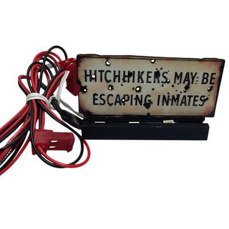Walking Dead Gefängnis Hitchhiker Schild