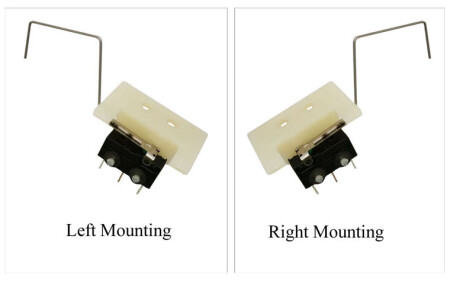 Spooky Pinball Rollover Switch & Bracket Assembly