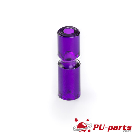 03-8365 Narrow Post 1-1/4 Transparent purple