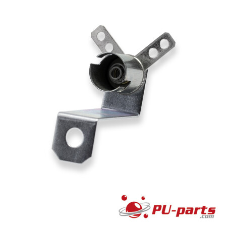 Miniature Bayonet Base 2-Lead Socket With Long Mounting Bracket