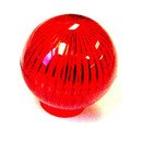 Scared Stiff Red Globe Lamp Dome