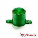 Plastic Flasher Dome With Screw Tabs Green