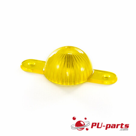 Mini Flasher Dome aus Plastik Gelb