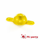 Plastic Mini Flasher Dome With Screw Tabs Yellow