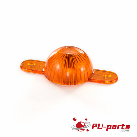 Mini Flasher Dome aus Plastik Orange