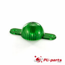 Plastic Mini Flasher Dome With Screw Tabs Green
