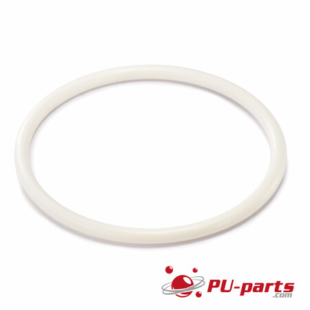 Silicone Ring 4 I.D. White