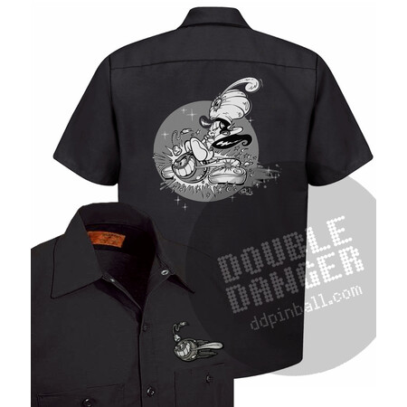 Shawn Dickinson Pinball Genie - Work Shirt XL