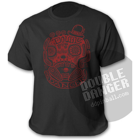 Tim Lee Double Danger Skull - T-Shirt S