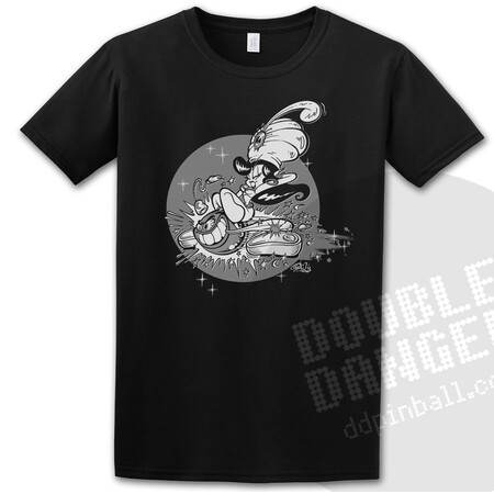 Shawn Dickinson Pinball Genie T-Shirt L