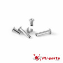 Oval Head semi-tubular rivet zinc plated
