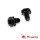 #6-32 x 1/4" Schraube mit Sicherungsscheibe schwarz eloxiert