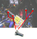 #8-32 x 1/2" Schraube mit Sicherungsscheibe