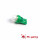 #555 wedge base OEM LED clear dome Green