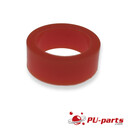 Silicone Mini-Flipper-Rubber 0,5 x 1-1/4 ID Red