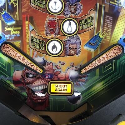 Iron Maiden Flipper Topper Hieroglyphen
