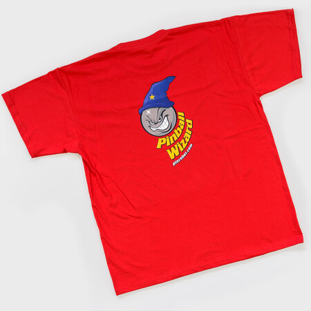 T-Shirt Pinball Wizard / Red XL