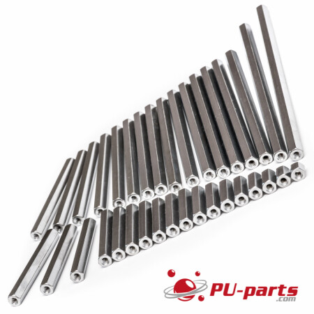 #6-32 Hex Spacer mit beidseitigem Innengewinde 1/4 x 1-7/8