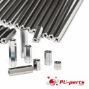 #6-32 Hex Spacer with female thread on both sides 1/4 x 2-1/4