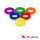 PerfectPlay Silikon Ring 7/16" I.D. Blau