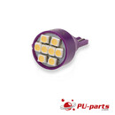 5 V 8-SMD #906 Wedge Base Flasher LED Purple