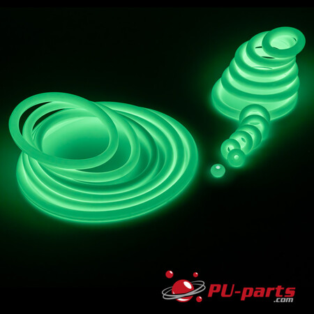 Silicone Ring Glow-In-The-Dark 2-1/2 I.D.