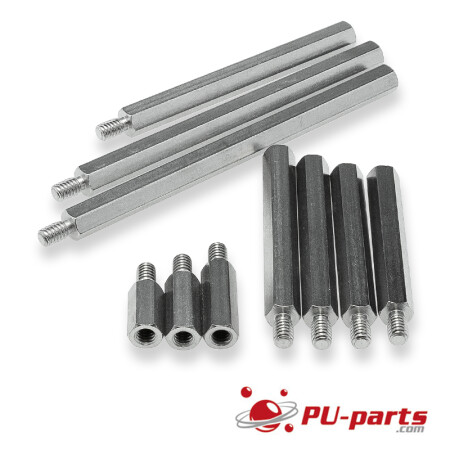 #8-32 Hex Spacer mit Innen- und Außengewinde 1/4 x 3-1/4