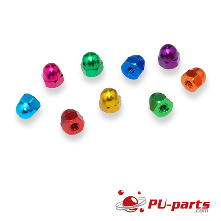 #6-32 Colored Anodized Acorn Nut