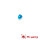 #6-32 farbig eloxierte Hutmutter Hellblau
