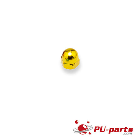 #8-32 Colored Anodized Acorn Nut Yellow