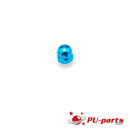#8-32 farbig eloxierte Hutmutter Hellblau