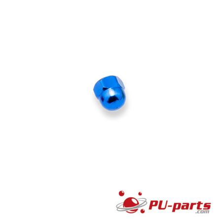 #8-32 farbig eloxierte Hutmutter Blau