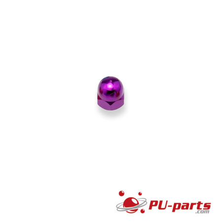 #8-32 farbig eloxierte Hutmutter Lila