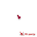 #6-32 x 3/8" farbig eloxierte Maschinenschraube mit flachem Kopf Pink