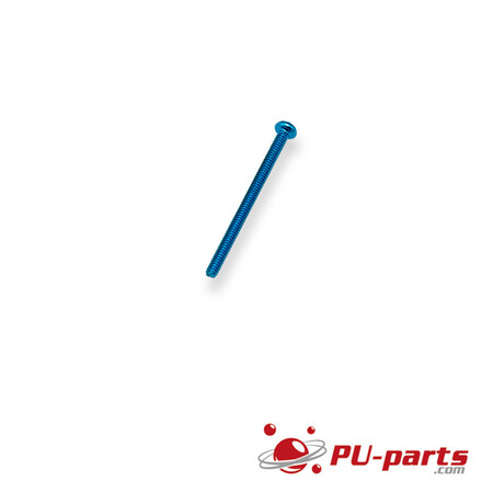 #6-32 x 2 Colored Anodized Pan Head Screw Light Blue