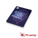 Jersey Jack Pinball JJP Logo Keychain Key Fob black