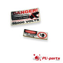 Jurassic Park Danger 10,000 Volt Sign 2er-Set