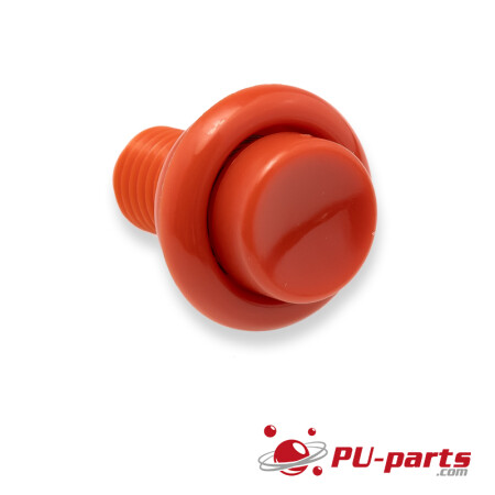 Flipper Knopf (undurchsichtig) - 1-3/8" Schaft Rot