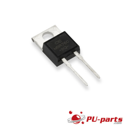 Schottkydiode MBR760 60 V 7,5 A TO-220AC