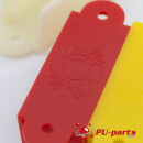 Lane Guide with Bally Logo Double 2-3/4" #C-695-1 Red