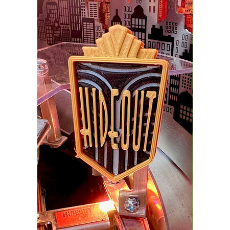 The Godfather Pinball Hideout Scoop Sign