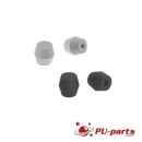 Push-Rubber / Rubber Post Cap Black