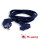 Cold appliance connection cable black, 5 m, angled