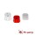 Gottlieb Faceted Siamese Post #C-17492 White (opaque)