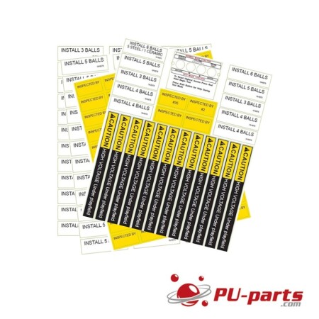 Various Decalsets for Williams/Bally WPC