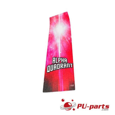 Stern Star Trek Ramp Decal - Alpha Quadrant Ramp